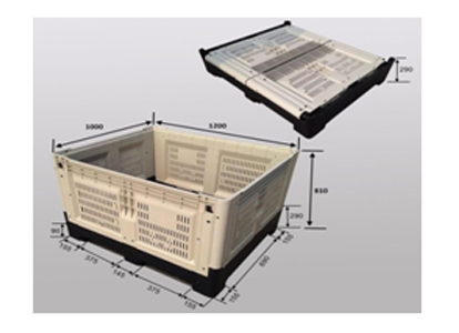 Non- collapsible tote bins