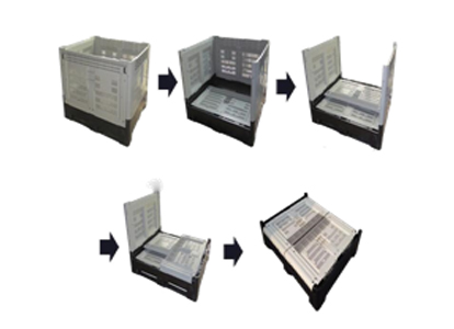 Non- collapsible tote bins